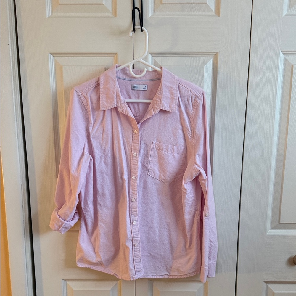 Croft & Barrow Soft Pink Collared Shirt